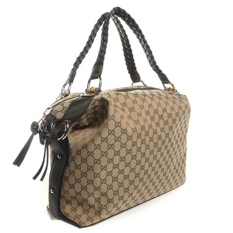 gucci monogra bamboo bag|Gucci bamboo bags for sale.